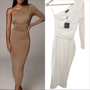 NWT JLUXLABEL body icon white dress